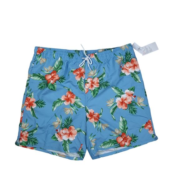 NWT Old Navy Floral print swim shorts Size XL - Picture 1 of 10